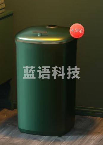 小鸭4.5公斤小型半自动单桶迷你洗衣机 婴儿宝宝内衣裤洗衣机小型 家用小洗衣机复古绿 WPZ4506T