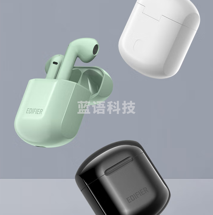 漫步者（EDIFIER）LolliPods 真无线蓝牙耳机 蓝牙5.3 音乐耳机 适用苹果华为小米手机 青绿色