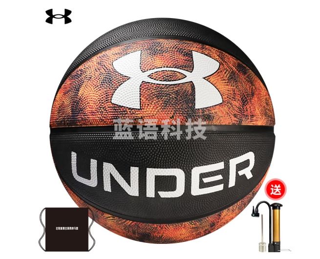 安德玛（Under Armour）篮球UA7号橡胶篮球耐磨防滑室内外成人儿童比赛运动训练篮球 烟花7号