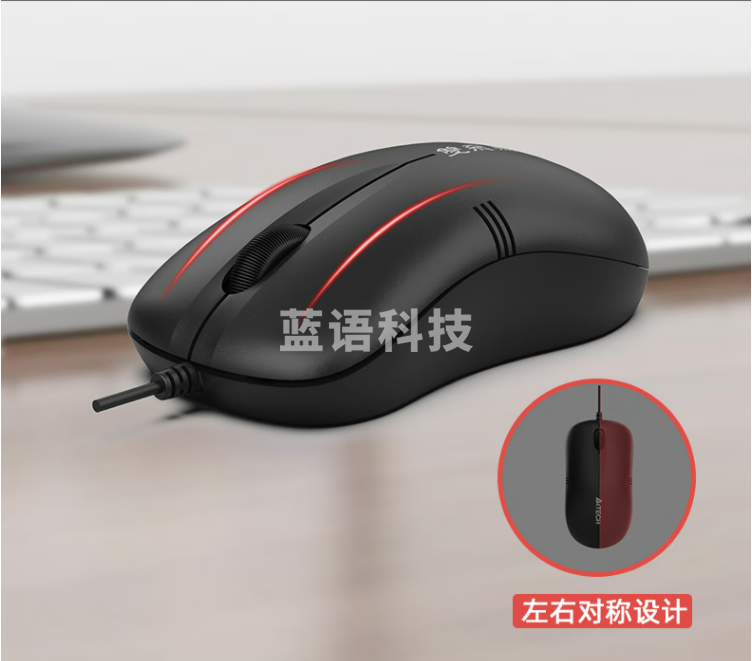 双飞燕（A4TECH）WM-100 黑色