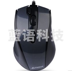 双飞燕（A4TECH）有线鼠标N-500F(灰色)USB