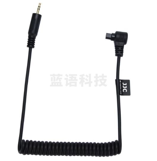 JJC 相机快门连接线 手柄遥控快门线配件 适用于索尼尼康佳能富士松下奥林巴斯适马微单反 2.5mm接口 佳能A接口 替代TC-80N3