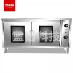 喜莱盛 1.5米 商用暖碟台热风循环保温柜304不锈钢 工作台1.5米暖碟台0.7mm厚 1200x600x1920