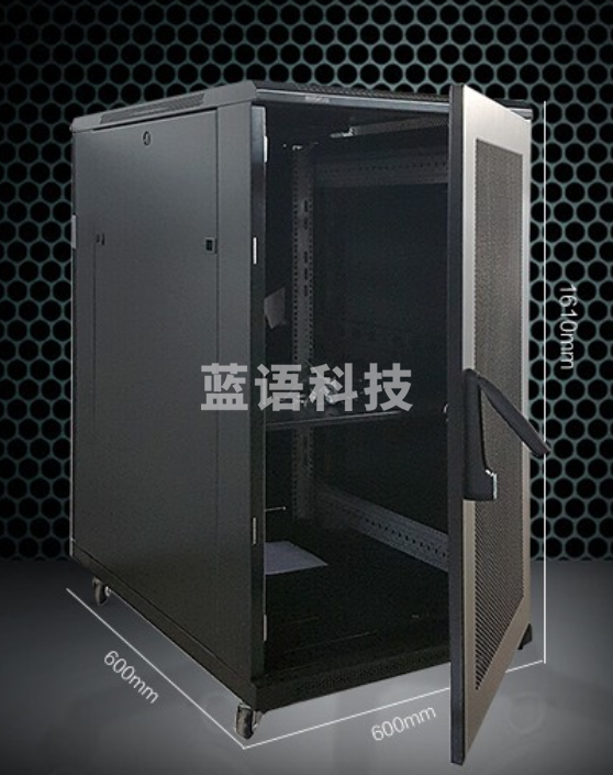 图腾(TOTEN)G3.6632 网络机柜 服务器机柜 前后网孔门 19英寸1.6米机柜