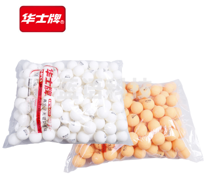 华士 HP602 无缝乒乓球 黄色