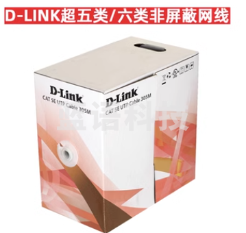 D-LINK 超五类非屏蔽网线 305米/箱