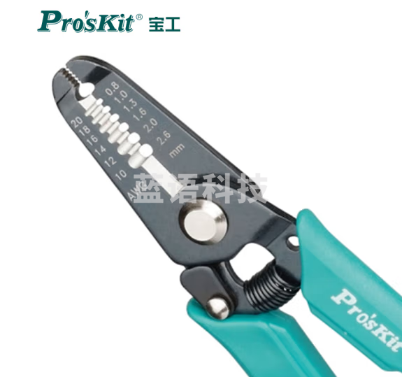 宝工（Pro'skit) 8PK-3002D 挂环电工线剥线钳(0.8～2.6mm)