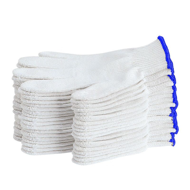 巨联 劳保50g手套耐磨 10针工艺 天顺加厚线手套10付/捆