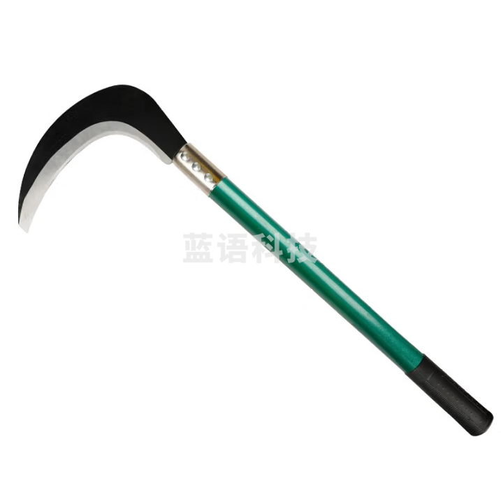 南水灌溉 割草镰刀锰钢长柄弯头农用割稻谷割麦子户外园林工具绿化除草镰刀