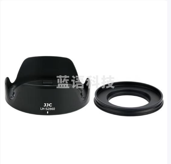 JJC 适用索尼28-60遮光罩40.5mm镜头1650 16-50 a7c a6000 a6400 a6300 a6500微单相机配件