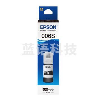 爱普生（EPSON）006s黑色墨水(C13T01Q180) （适用M1108\/M1128机型） T01Q1-006s 标准容量/2000页