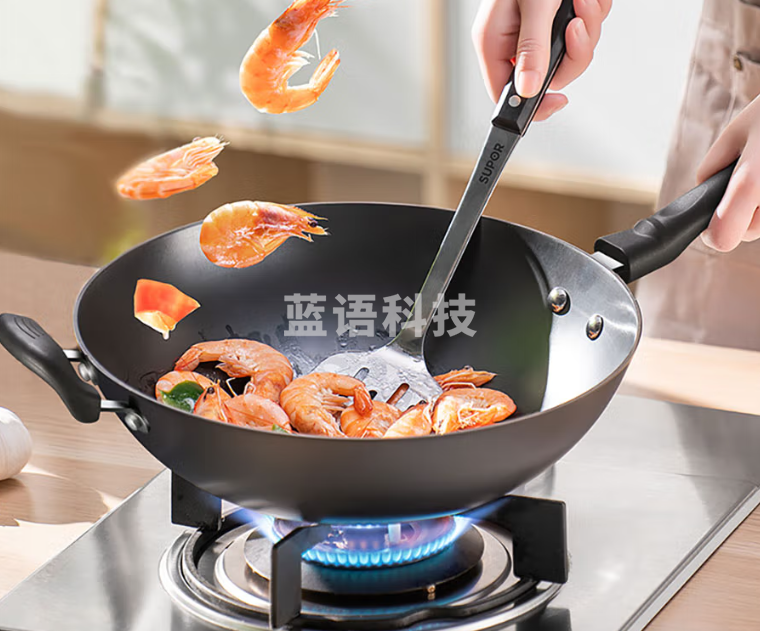 苏泊尔（SUPOR） 炒锅 精铸铁生铁炒菜锅  电磁炉通用带盖   EC30EF01【30CM 2-4人】