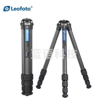 徕图（Leofoto）LS-254C 碳纤维无中轴摄影摄像三脚架